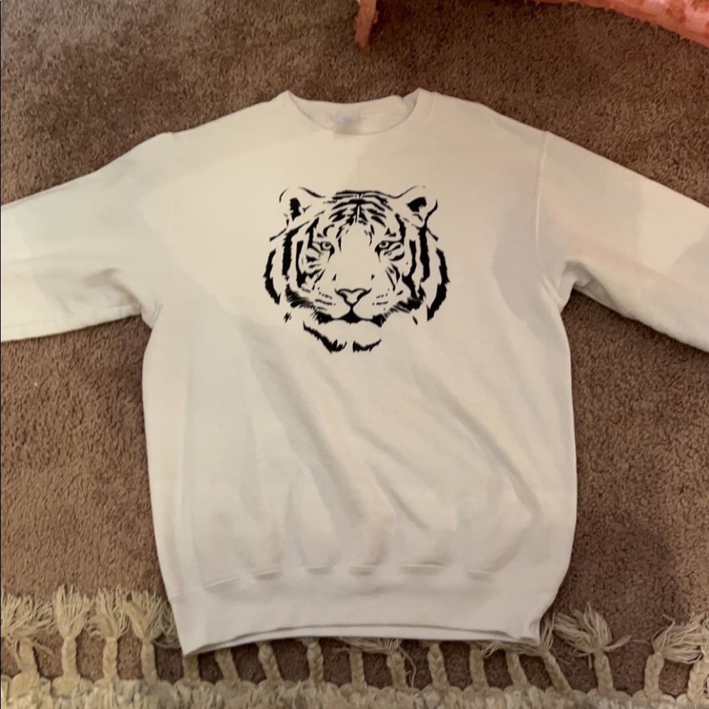 Oversized tiger sweatshirt-
